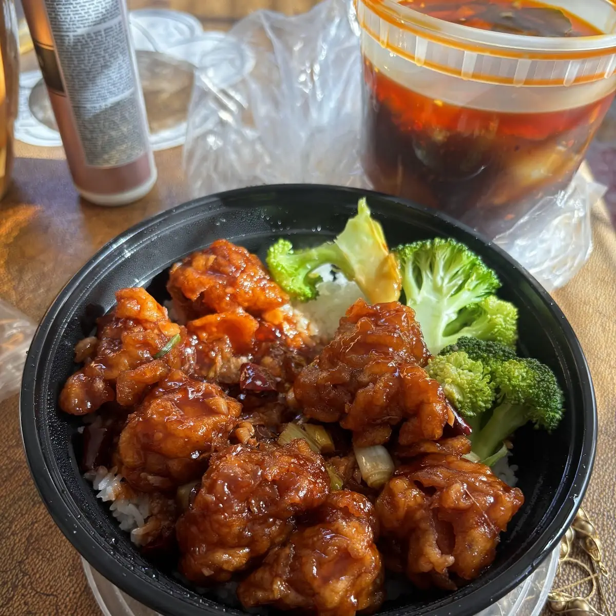 左宗雞便當 general tso’s chicken bento
